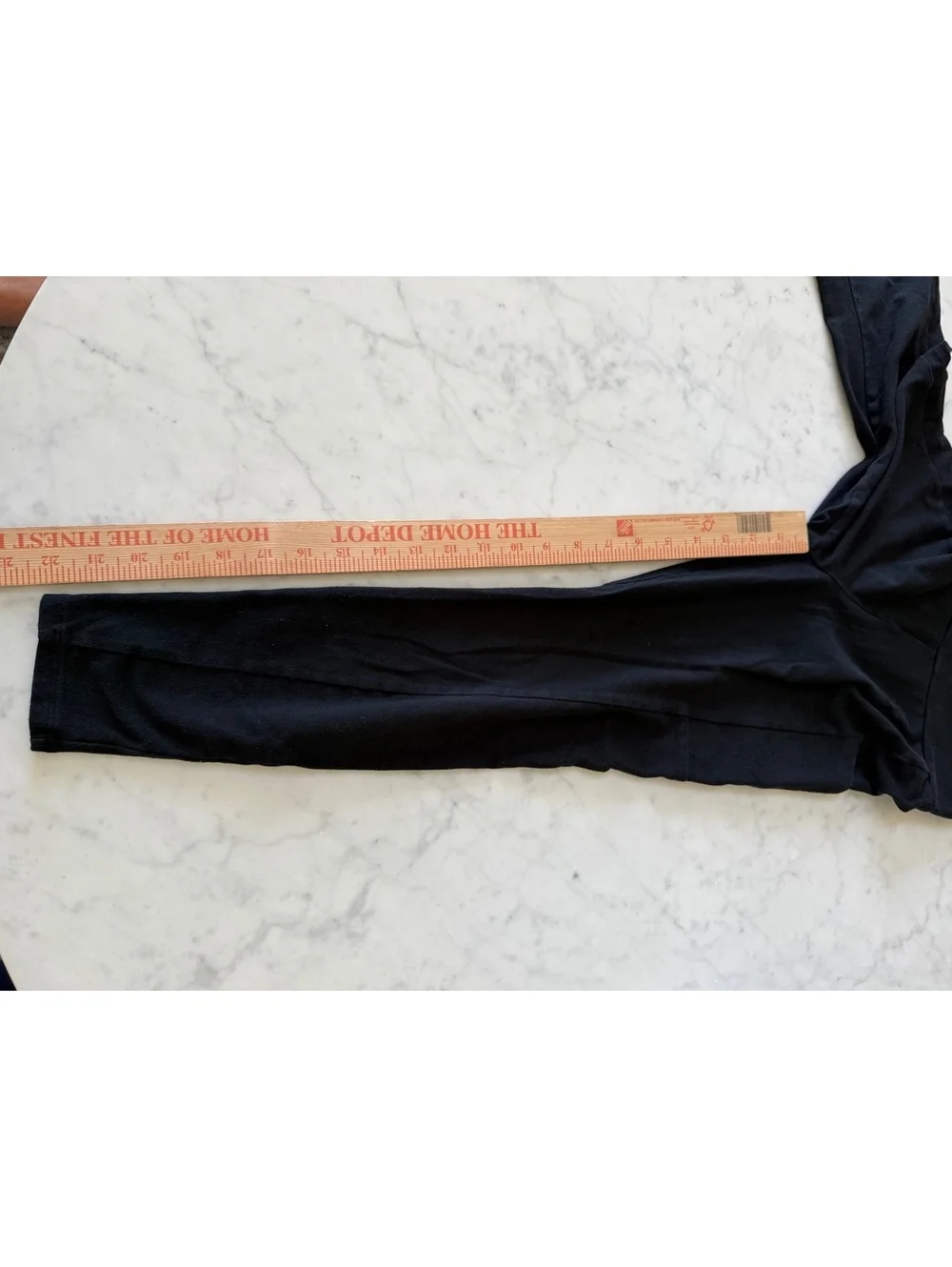 Cat & Jack Girls L 10/12 Black Pull On Leggings Pants Side Pockets